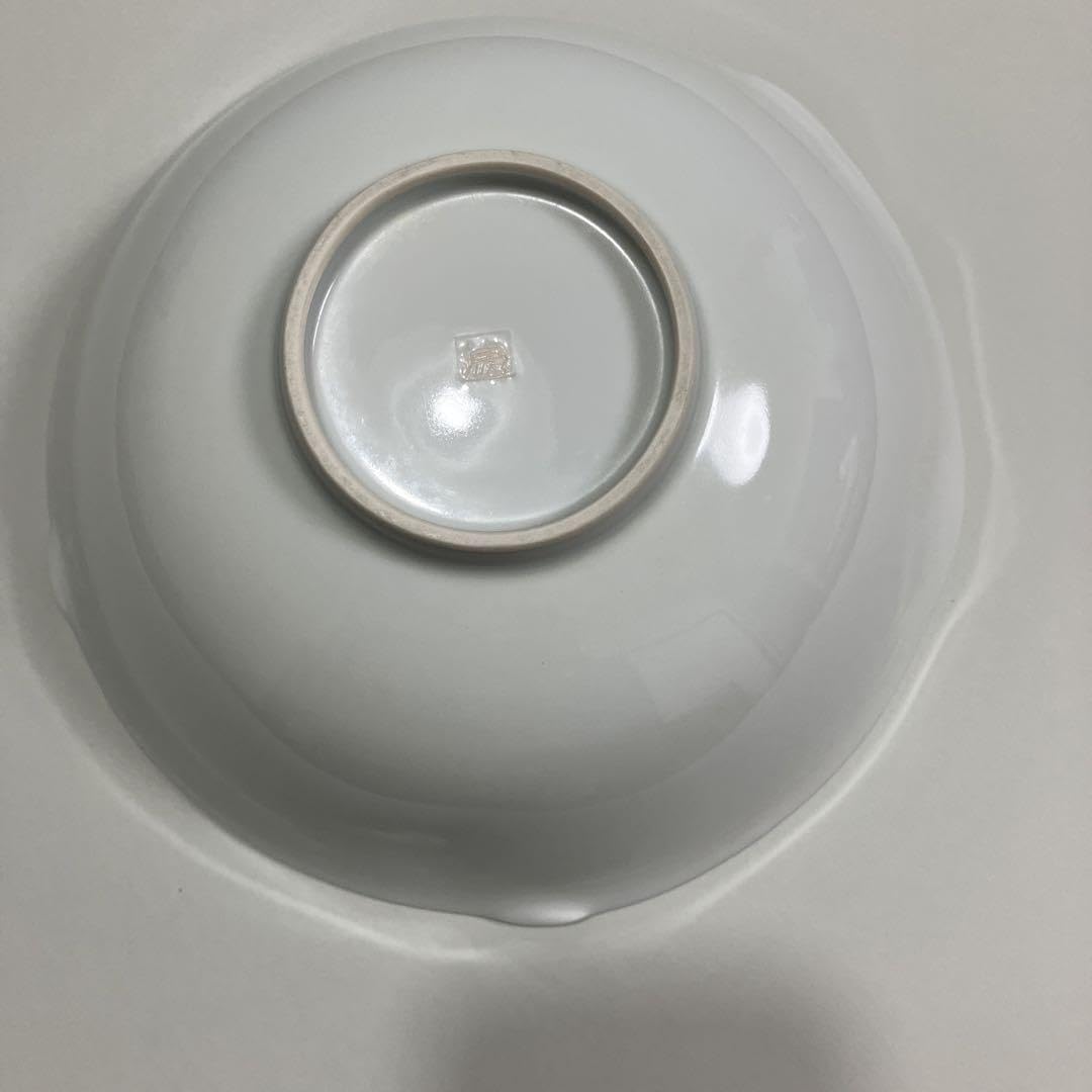 Amazon.co.jp: 京焼 花文青白磁鉢 陶芸家 松本為佐視作 径約21cm 共箱